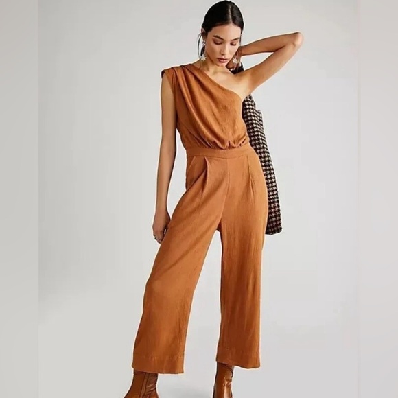 Free People Avery One-Shoulder Jumpsuit - Picture 4 of 4